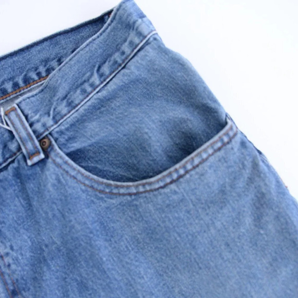 Tommy Hilfiger Vintage 90's Y2K Wide Leg Jeans ~Blue ~36/30 - Picture 11 of 16